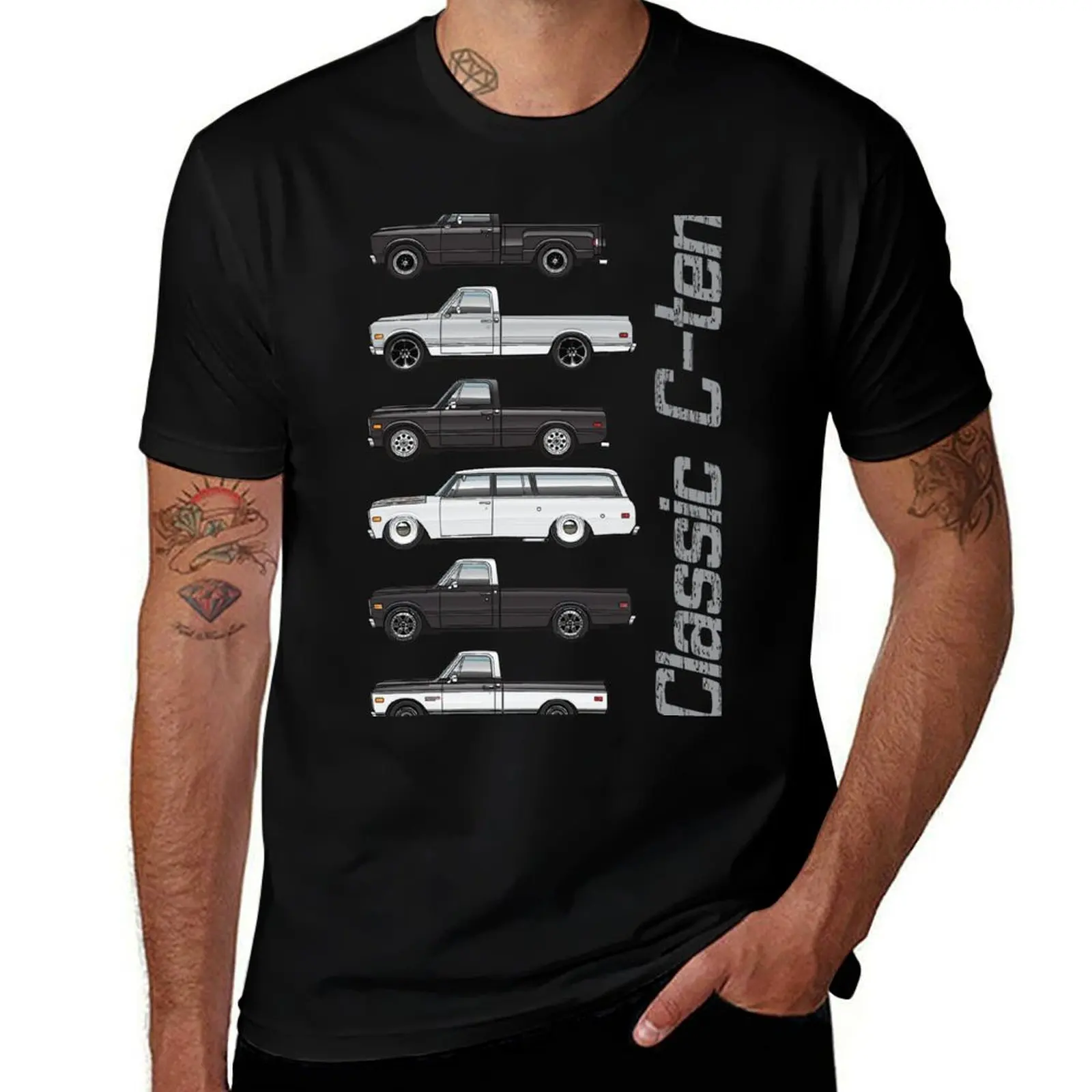 67-72 Classic C-10 collection T-Shirt Plus Size Quick Dry Sports Tee