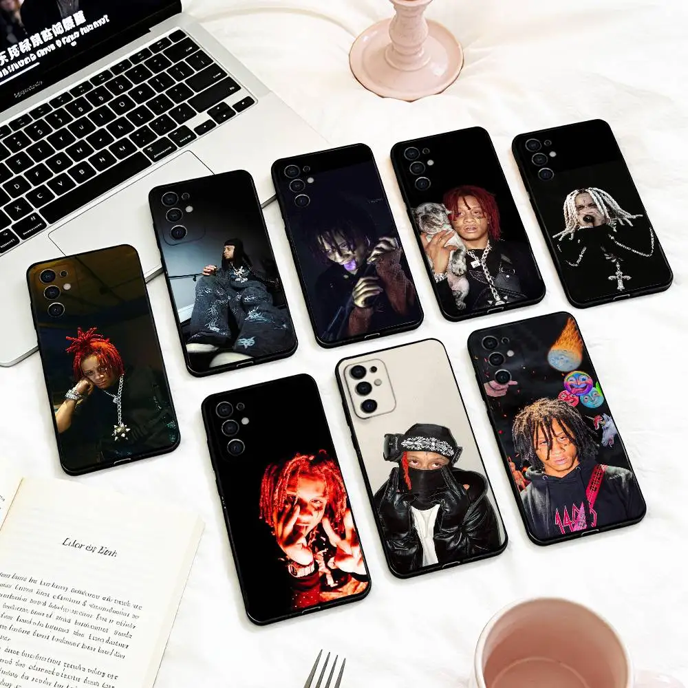 R-Rapper T-Trippie R-Redd   Phone Case For Samsung S 25,24,23,22,30,21,10,9,Ultra,Plus,Lite,FE,4,5 G Soft Black Case