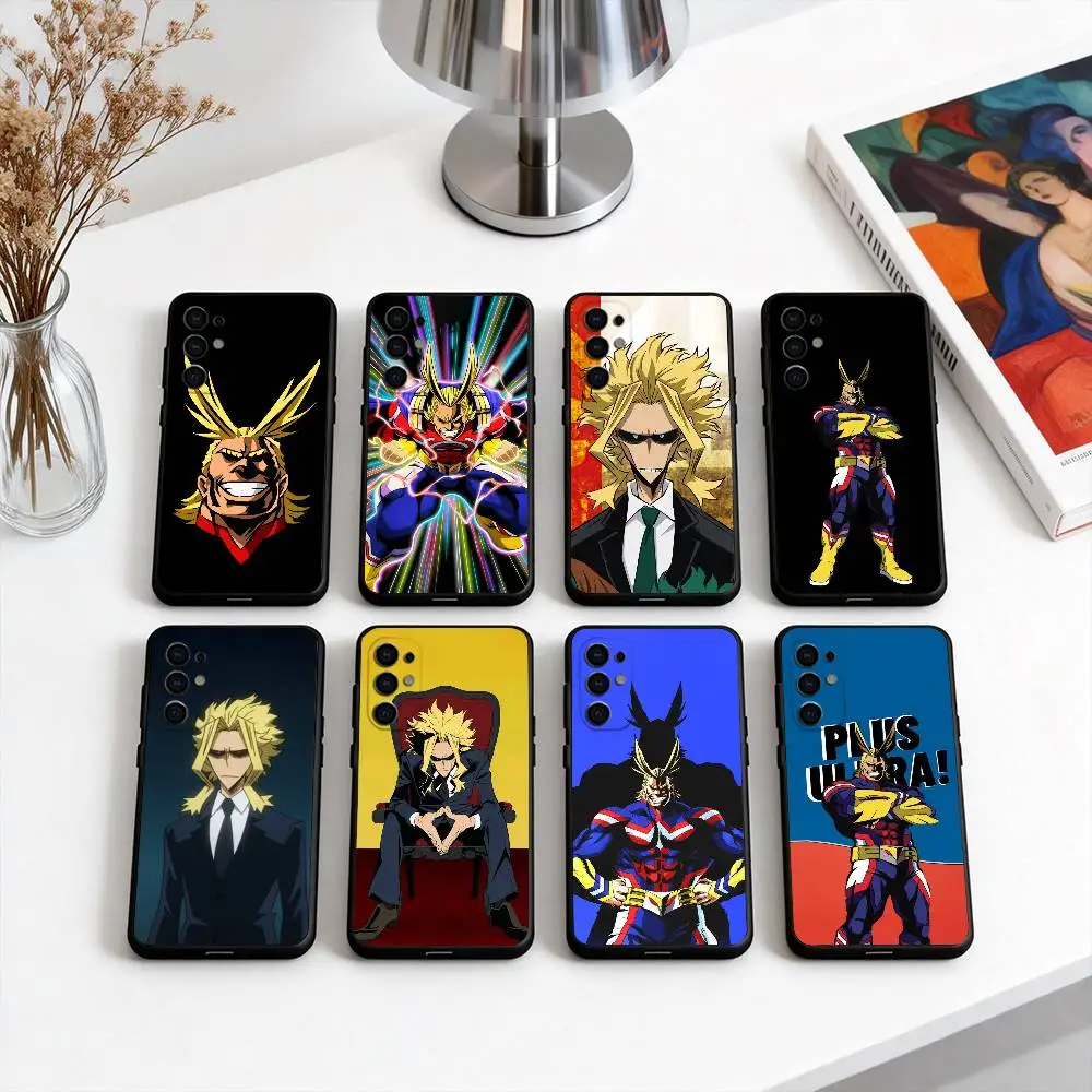 A-All M-Might T-Toshinori Y-Yagi-AMTY Phone Case For Samsung S25,S24,S21,S22,S23,S30,Ultra,S20,Plus,Fe,Lite,Note,10,Black Cover