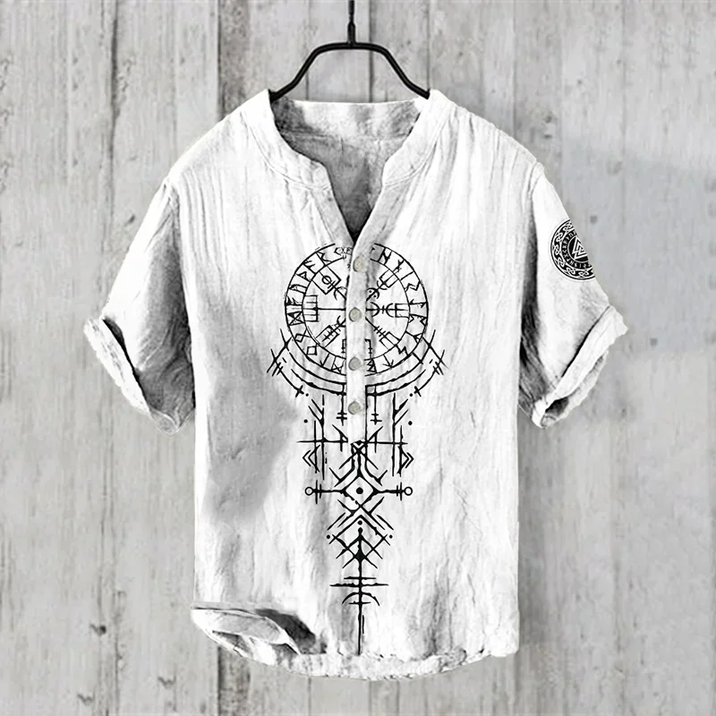 Spring and Summer Men's and Women's Shirts Independent Station Casual Hawaiian Style Shirts Men's Tops 100% Linen New Hot Sale