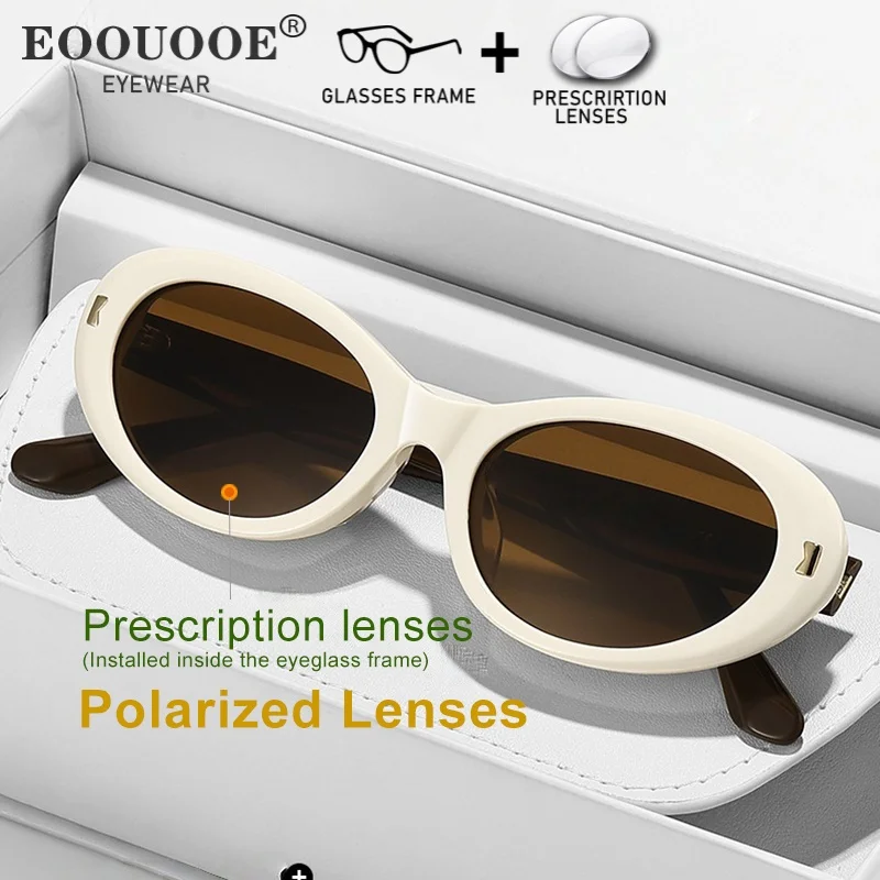 Myopia Polarized Sunglasses Acetate Women Customize Lenses Driving Glasses Prescription Eyeglasses Sun Glasses
