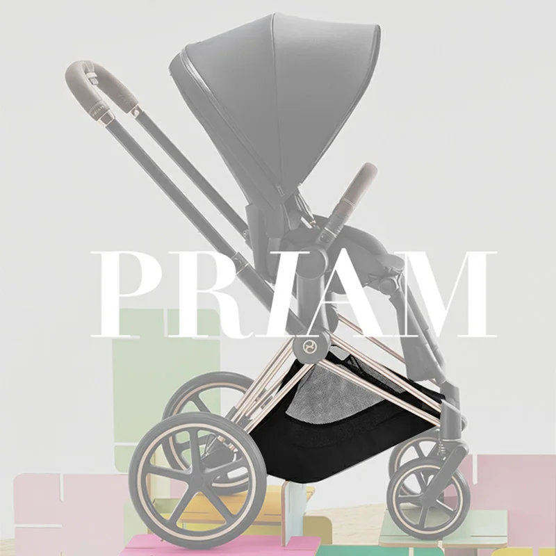 Stroller Shopping Basket Each For Cybex Priam 3/4 Mios 2/3 Melio2/3 Buggy Storage Bag Carrying Basket Baby Cart Accessories