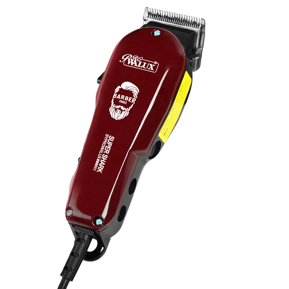 WALUX Men's Hair Clipper With Thread EU Plug230V Powerful Hair Trimmer 10W Home Man Hair Trimmer 2M Cable Hair Cutting Machine