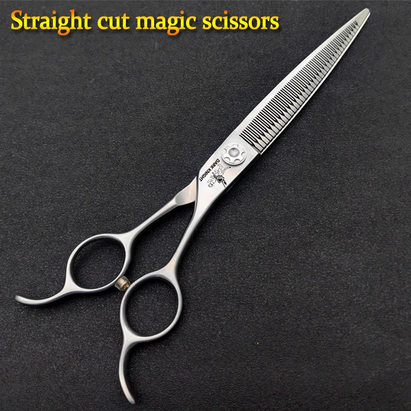 SHINEKNOT 7-Inch Pet Hair Clipper Competition Grade Professional Pet Scissors Pet Beautician Magic Fishbone Clipper
