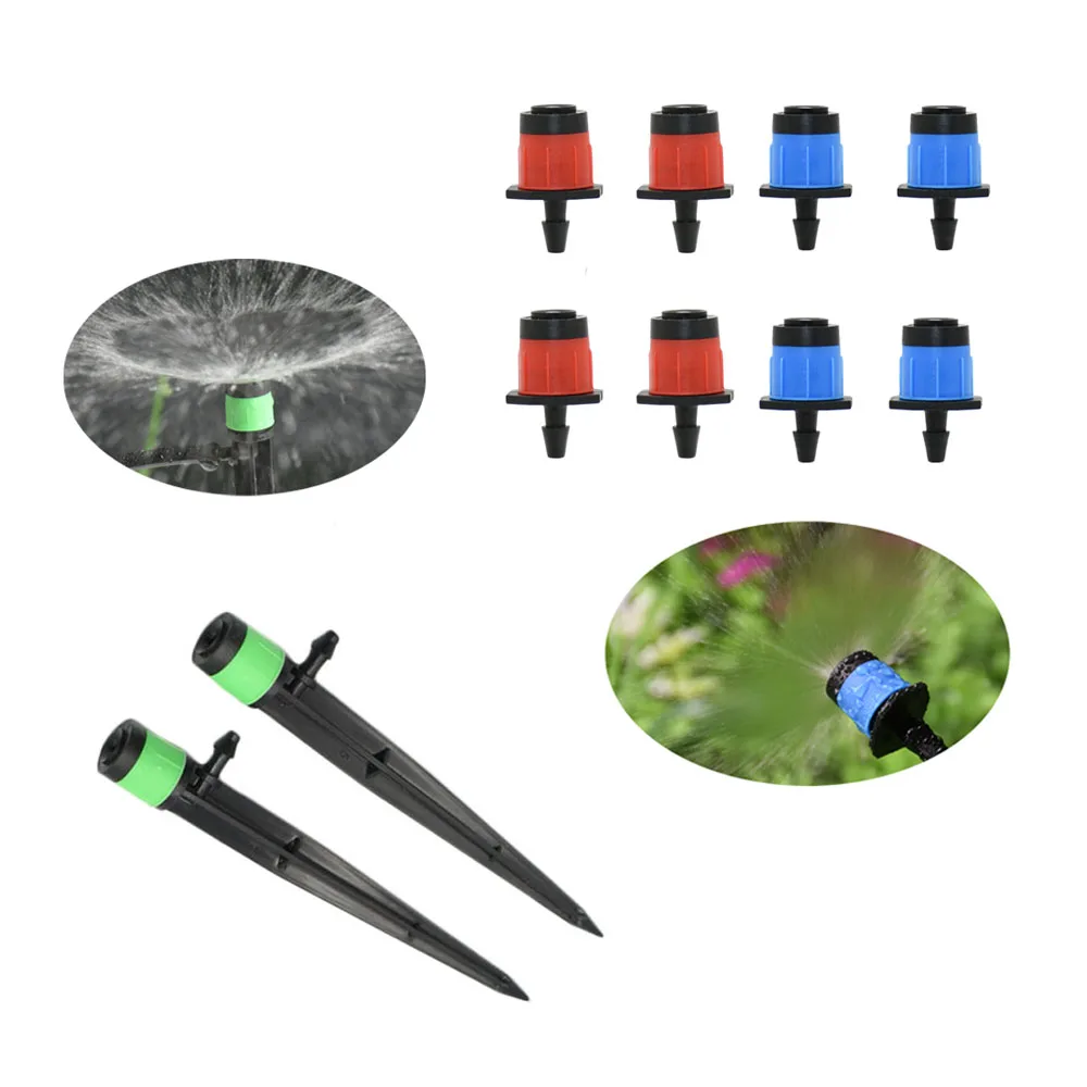 Drip Irrigation Micro Watering Sprinklers 360 Degrees Rotating Mist Nozzle For Farm Garden Greenhouse