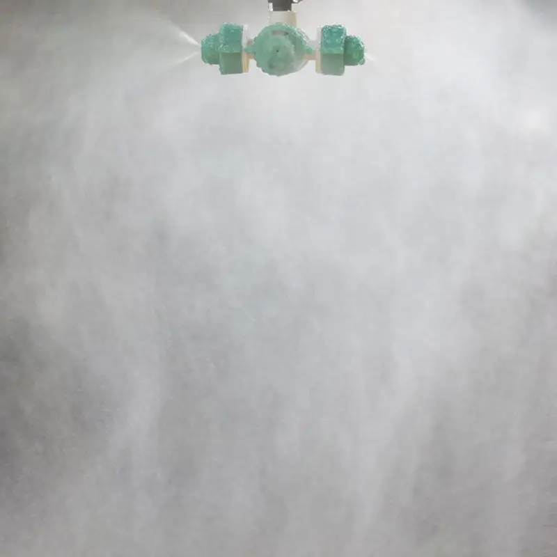 Garden IRRIGATION 4 way misting nozzles Cross anti drip misting nozzle drip irrigation for greenhouse 20pcs