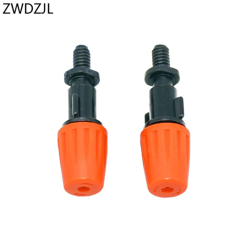 8Pcs Garden Irrigation Mist Nozzle Thread Adjustable Drippers Sprinkler Water Mist Sprinkler Misting System Adapter