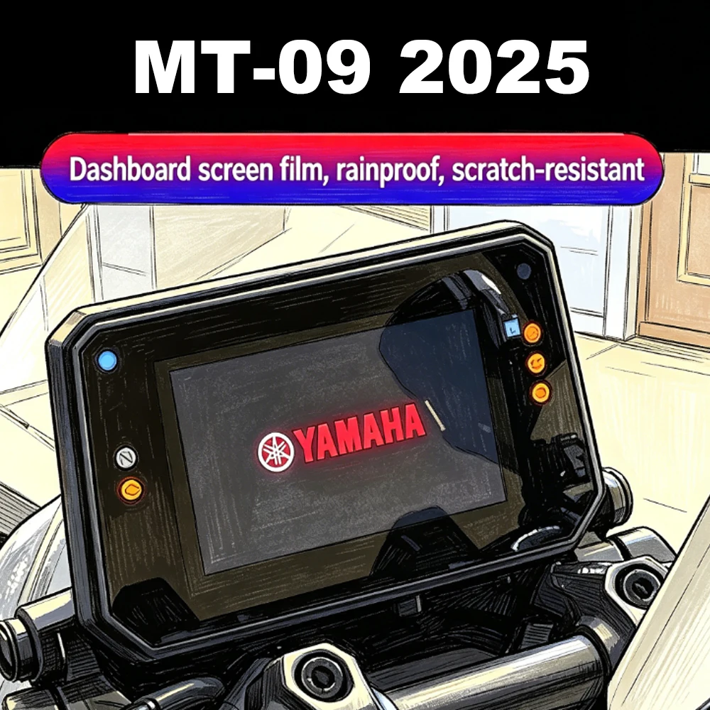 For Yamaha MT-09 MT 09 SP Scratch Cluster TFT Display Protection Instrument Film 2024 MT09 Motorcycle Dashboard Screen Protector
