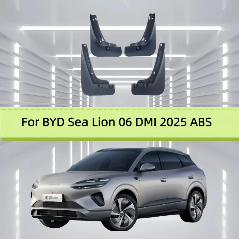 Car Mud Flaps Fender For BYD Sea Lion 06 DMI 2025 ABS Front And Rear Wheels Mudflaps Splash Guard Protection