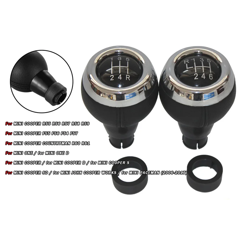 For BMW MINI COOPER shift knob, your gear head, manual gear shift lever accessories, anti-slip