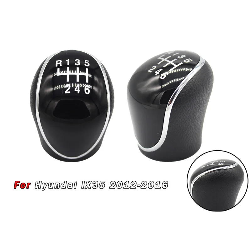 For Hyundai IX35 Kia gearshift 6-speed black gear head gear lever anti-scratch and anti-slip
