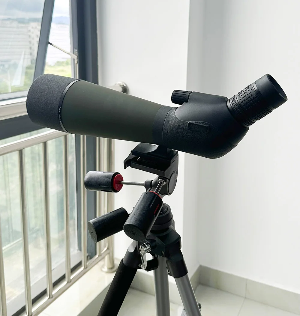 20-60x80 Waterproof Spotting Scope with BAK4 Prism, Portable Tripod Included for Bird Watching and Outdoor Camping