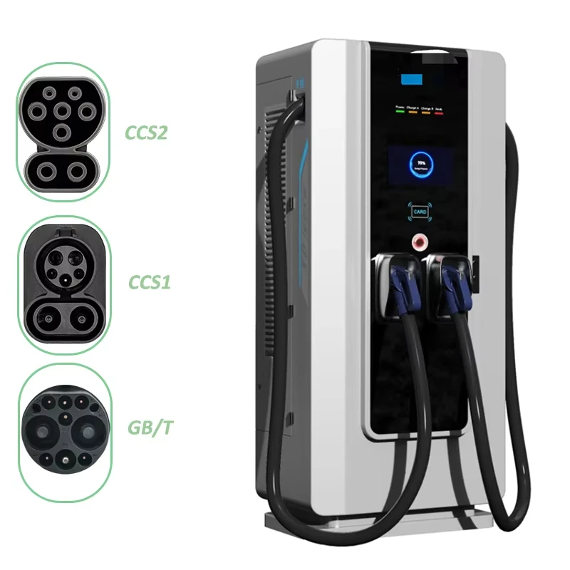 OEM ODM 120kw Electric Car DC Charging Station Fast 80kW CCS2 POS EV Charger Factory Price New Condition
