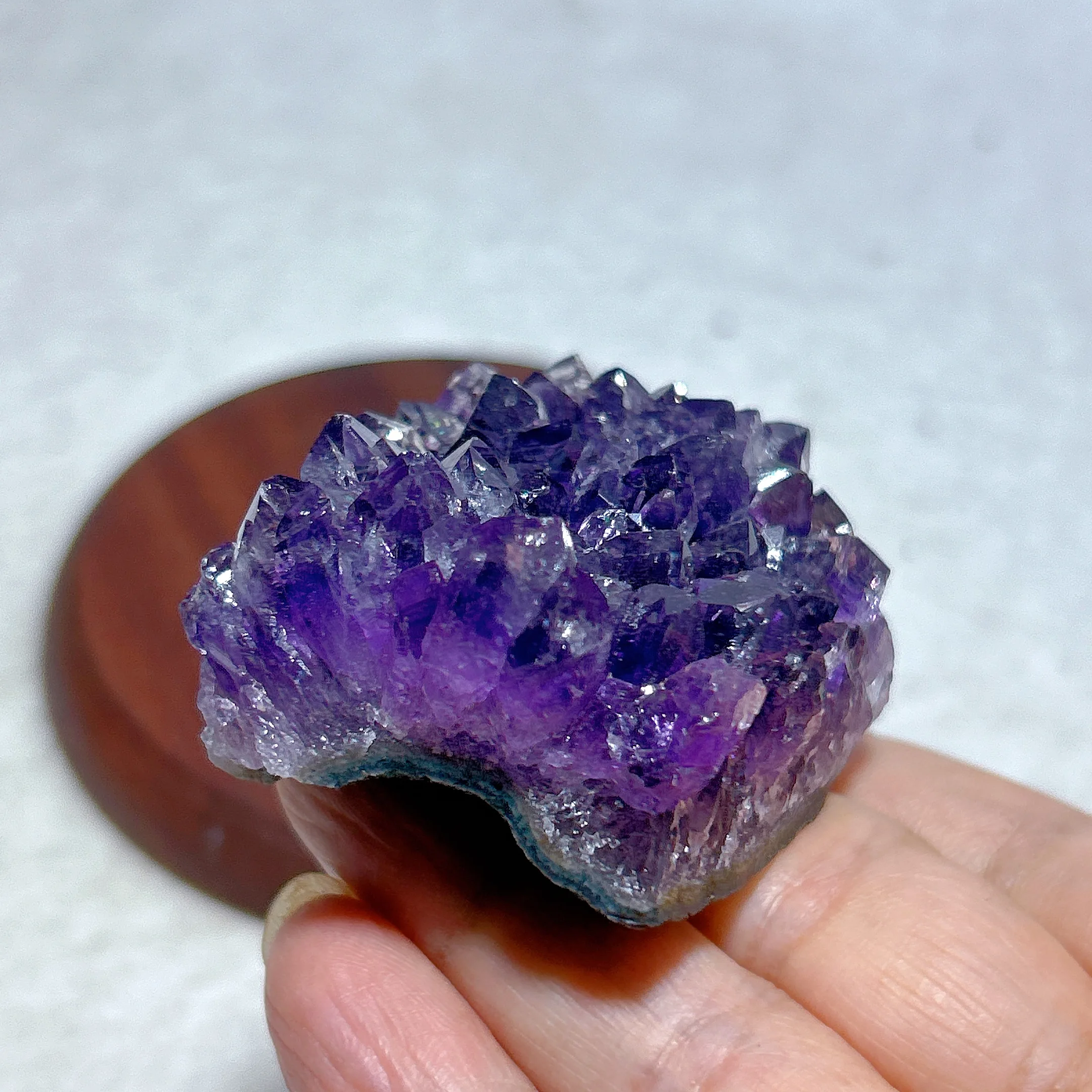 Healing Natural Crystal Amethyst Druzy Specimen Raw Stone Reiki High Quality Gemstone Energy Home Decoration Gift