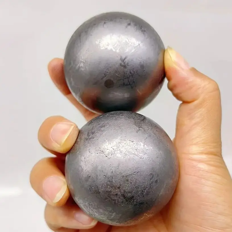 Natural Shungite Sphere Crystal Ball Reiki Real Stones For Healing FengShui Spiritual Meditation Chakra Home Decoration Gift