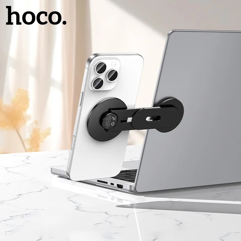 HOCO Magnetic Screen Phone Holder in Car For iPhone 16 15 Series Universal 360 Rotation Phone Magnet Bracket For Samsung S23 S24