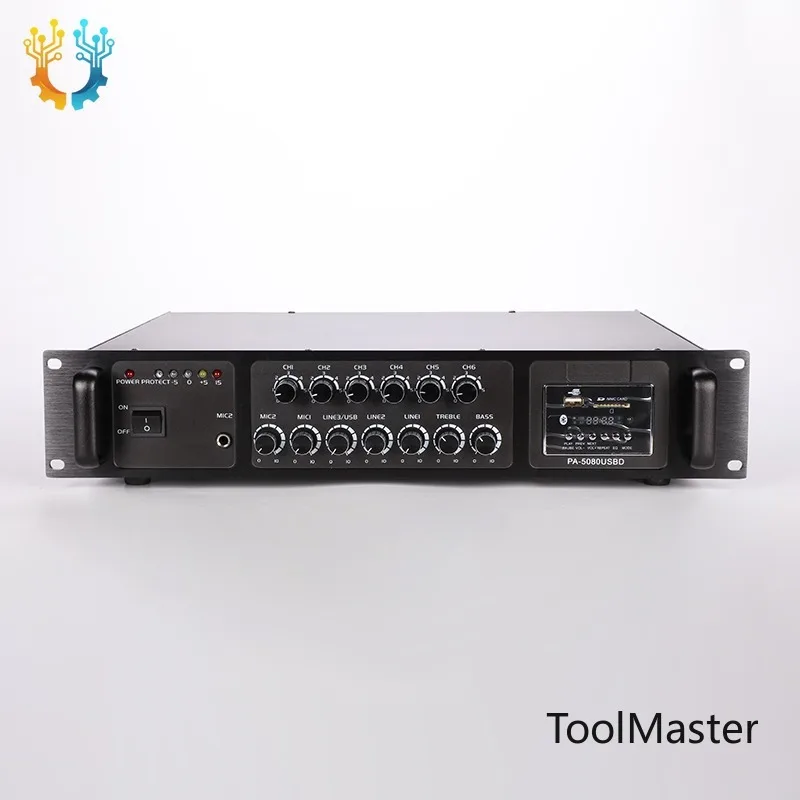 【2026】JBHKJ PA-5180USBD 80/150/180/250/350/500/700/800W Portable 1-Channel Aluminum Alloy Home Amplifier AC Powered Music Sound