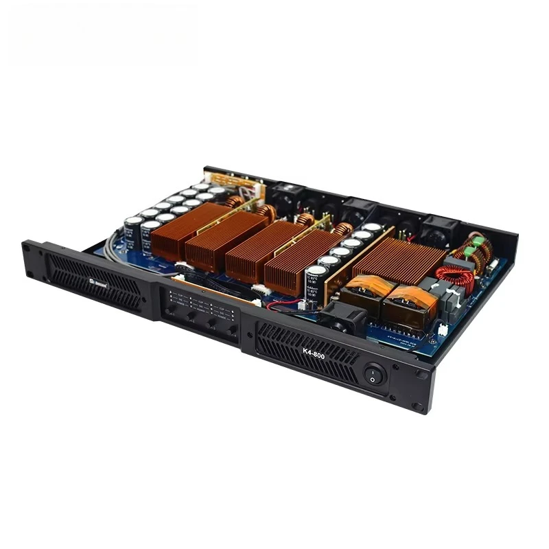 4 Channel 800w Class d Amplificador De Audio Professional Power Amplifier