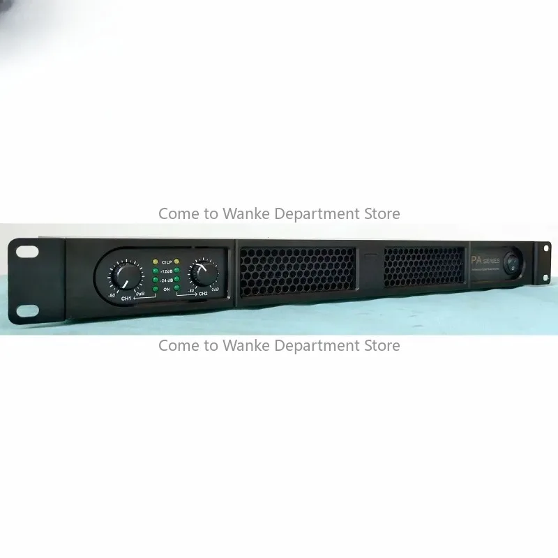 1U rack case power amplifier 400W home audio speaker amplifier 800W 4 channel class d PFC circuit PA speaker amplifier