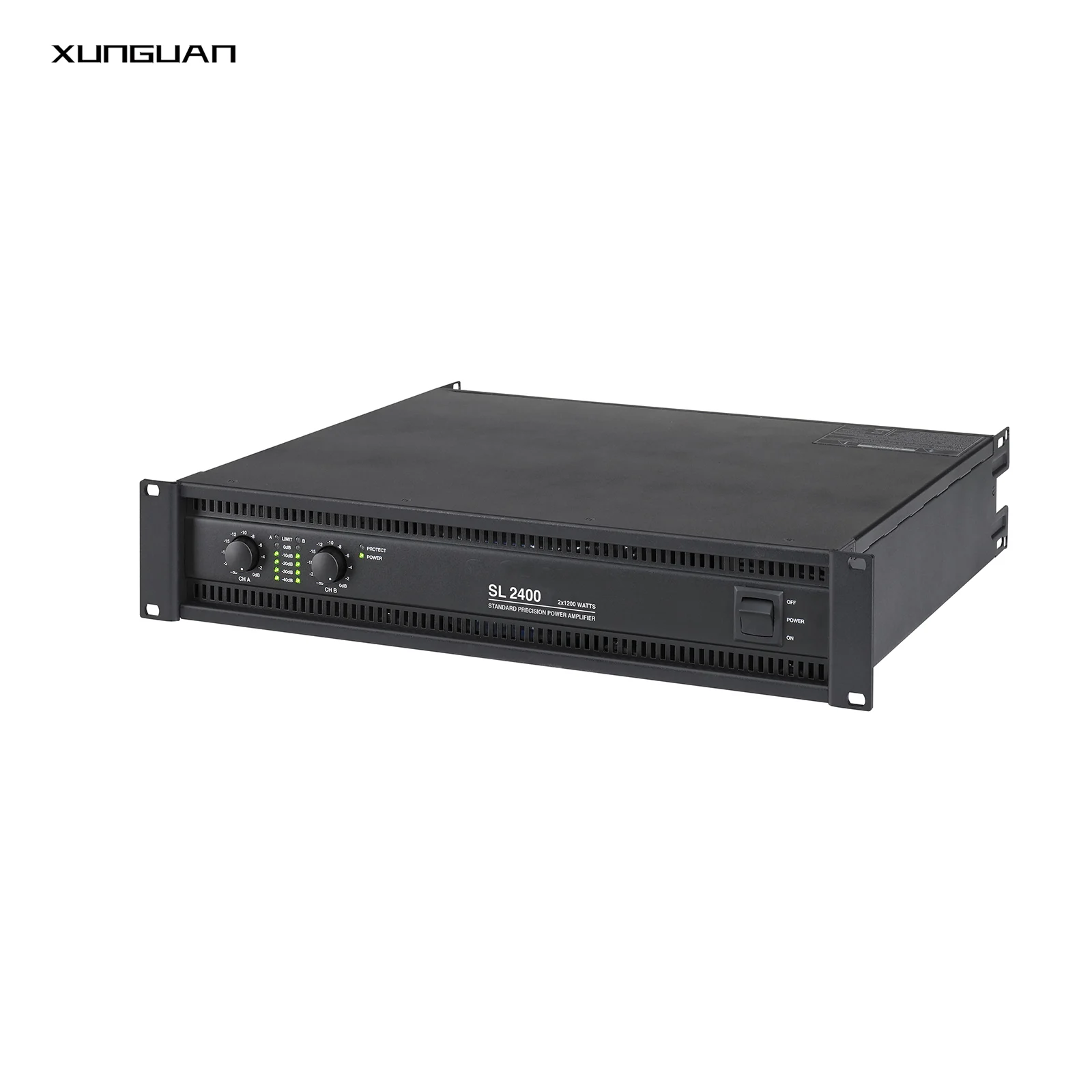 SL900 SL1200 SL1800 SL2400 Hot Sale Aluminum 2U 2-Channel Power Amplifier for Subwoofer Outdoor Stage 2CH*600W 800W 1000W 1200W