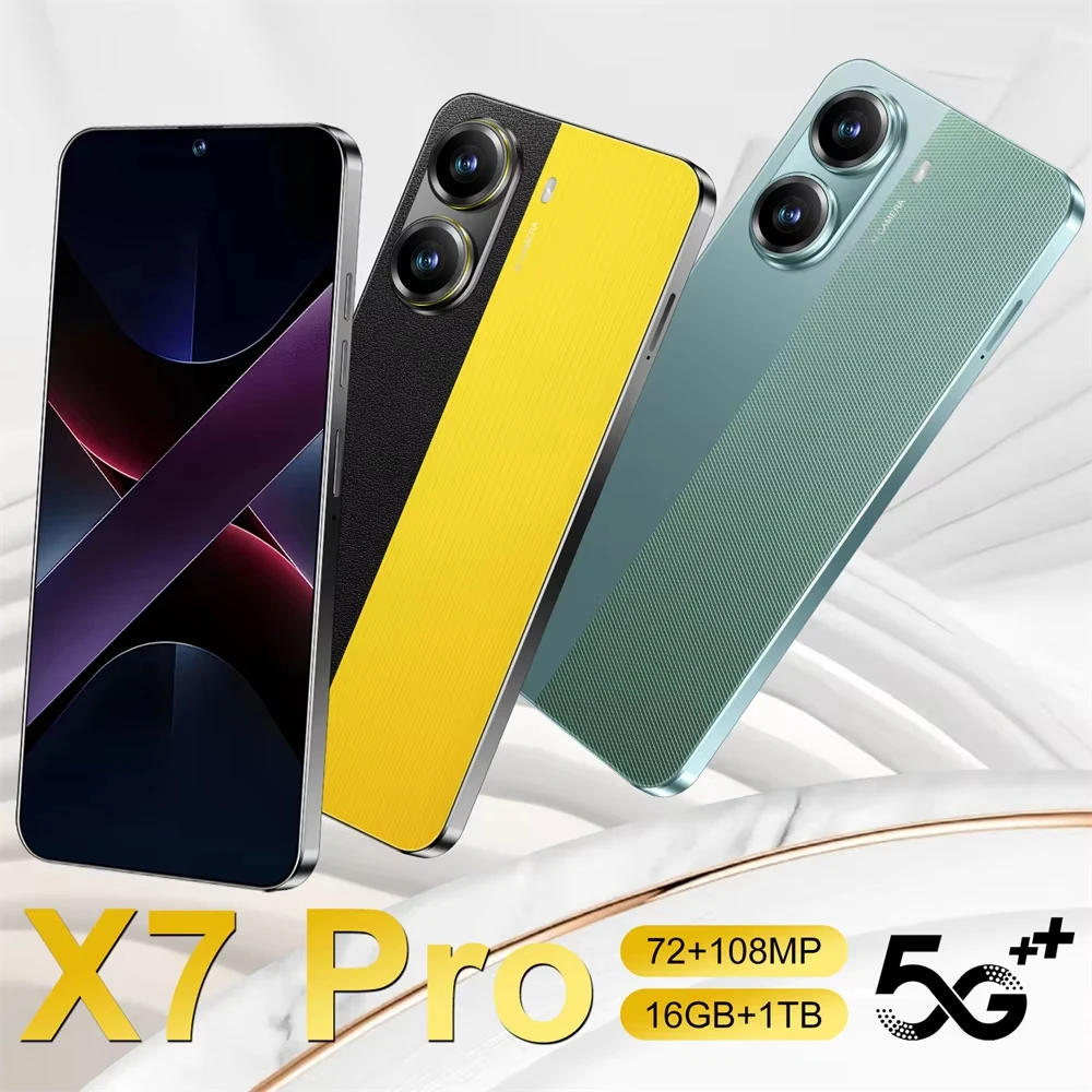 2026 High Quality X7 Pro Original Intelligent 4G Dual Card Dual Standby System Global Version Mobile Phones 7800mAh Battery