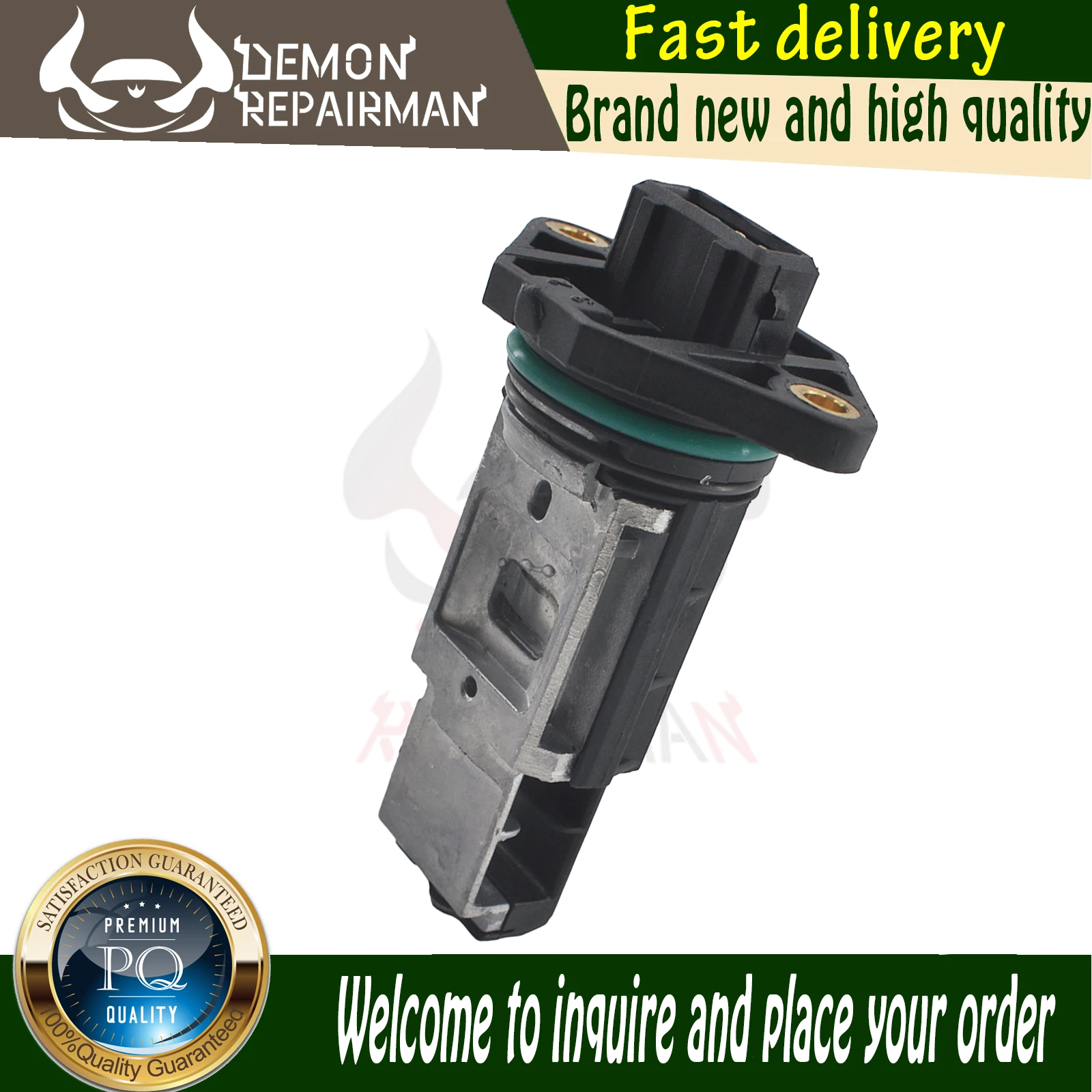 0280217111 Mass Air Flow Meter Sensor Compatible with Alfa Romeo 145 146 155 156 GTV Spider Fiat Marea Lancia 1.6L1.7L 1.8L 2.0L