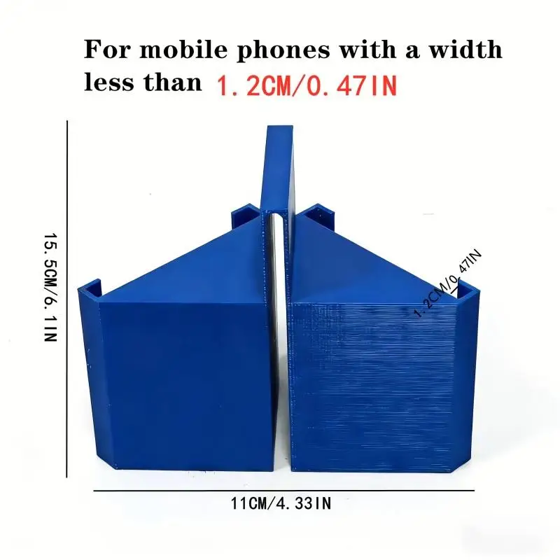 Fence Phone Mount Portable Clamp 3D Printed Tennis Camera Holder for Match Analysis Court Practice Live Streaming Sports