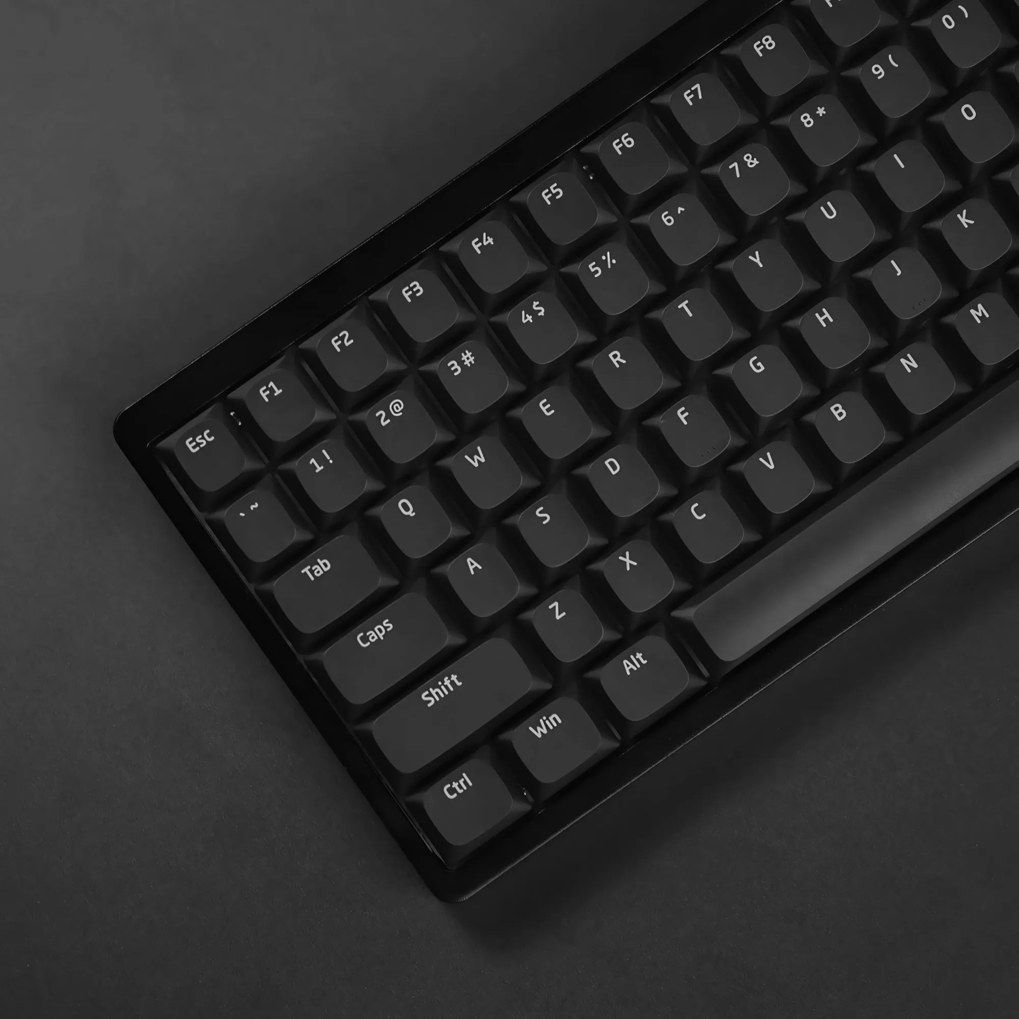 Low axis keycaps Mechanical keyboard keycaps Simple solid color PbT material Customized keyboard keycaps