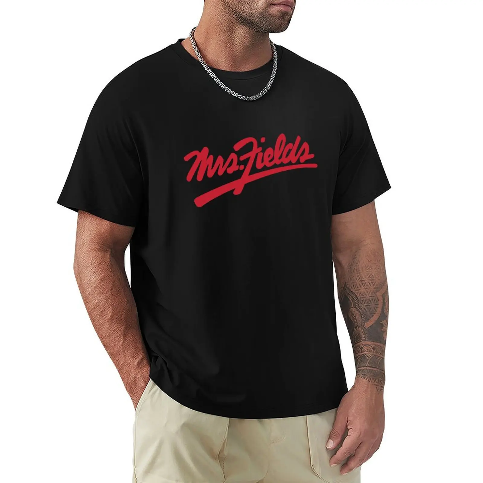 Mrs. Fields Cafe and Resto T-Shirt All Weather Casual Short Sleeve