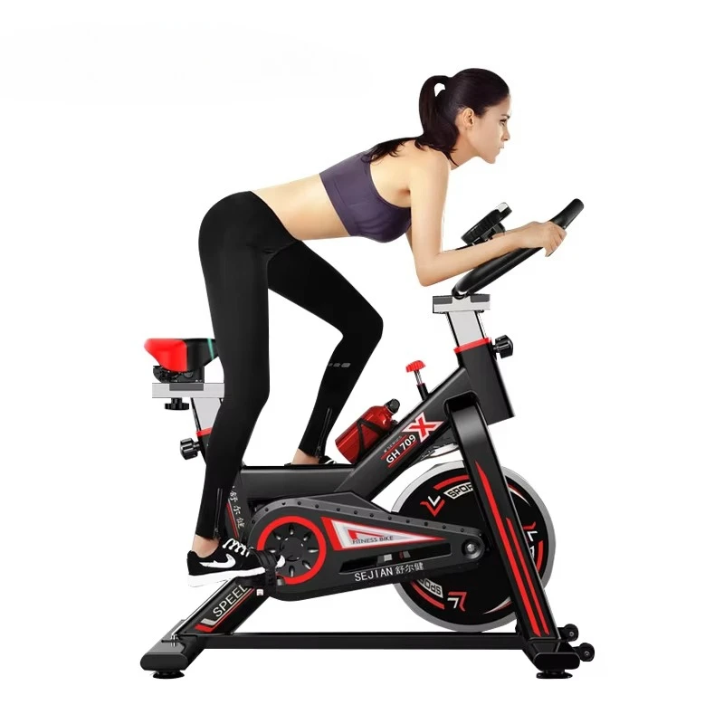 China Indoor Drive Fitness Spin Bike Pedal  Home GYM Cycle with Touch Screen Exercise Bikes