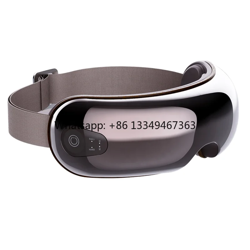 OEM Custom Logo Hot Compress Eye Massager with Wireless Charging Music for Home Care Relief Eye Strain Fatigue
