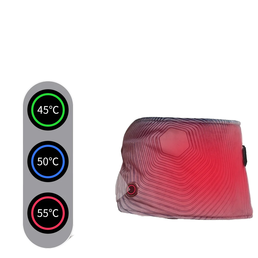 Smart Library 3-Gear Hot Compress Heated Pad Type-C Charging Graphene Heating Menstrual Period Pain Relief Waist Warming Abdomin