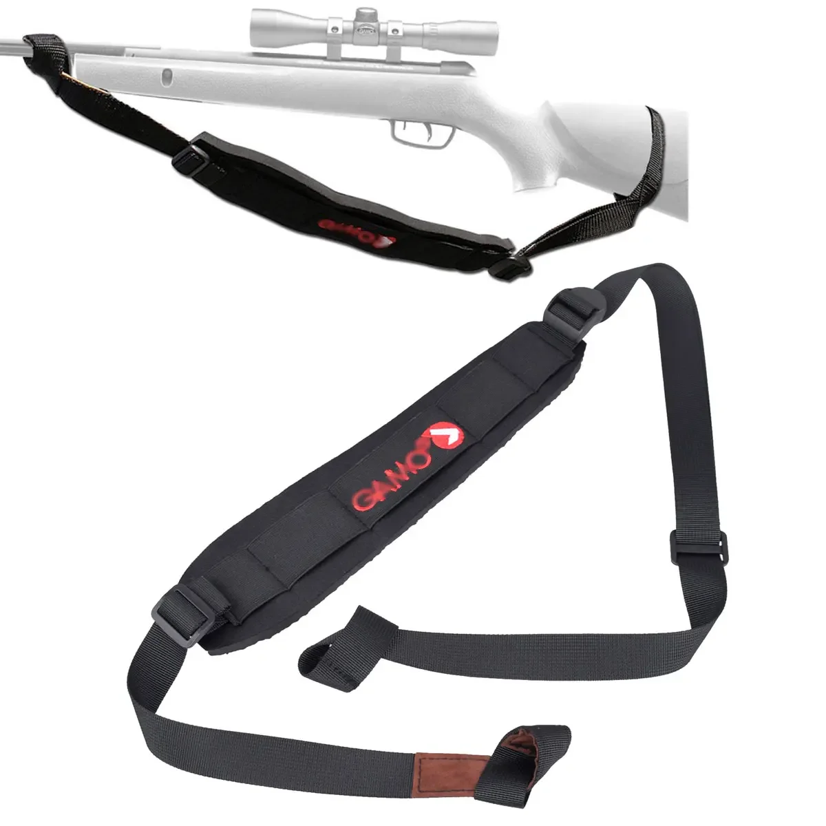 Tactical Gamo Gun Sling Buddy Non-slip with Cushioning Padding For Air Rifle Airsoft Slings Swivel Hunting Airgun Rifle Shotgun
