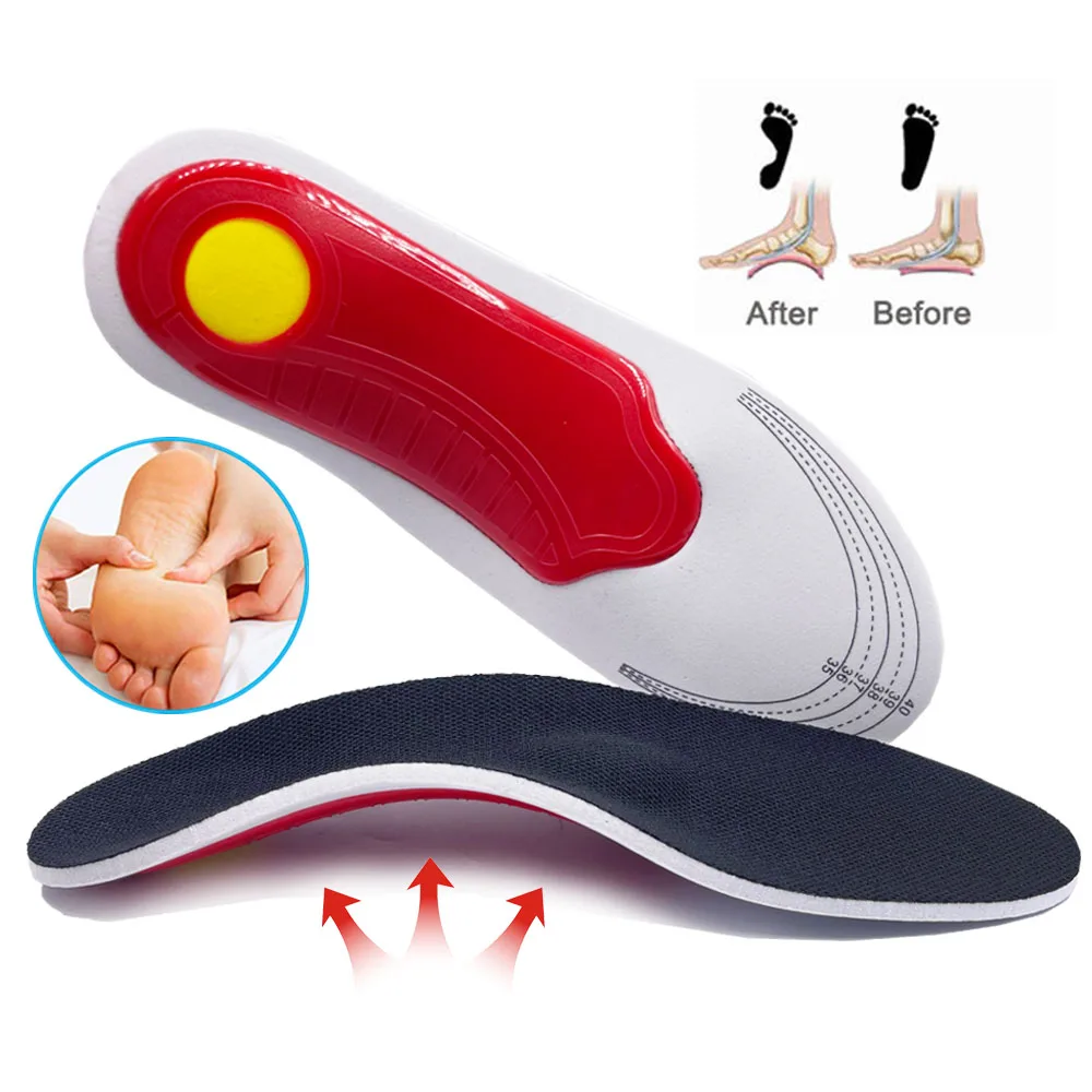 Orthotic Insole Flatfoot Arch Support Orthopedic Insoles To Ease The Pressure Of Air Movement Damping Cushion Padding Insole