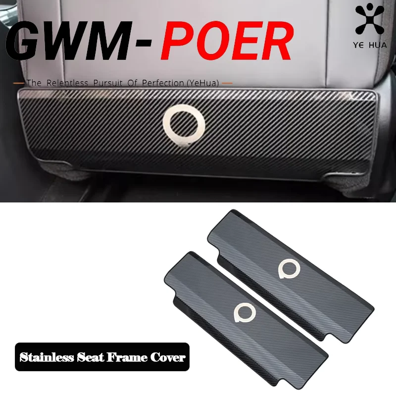 Interior Refit Front Seat Rear Air Outlet Dust Guard Pad Cover For Great Wall GWM Poer Pickup Vent Protector Mod Car Accessories