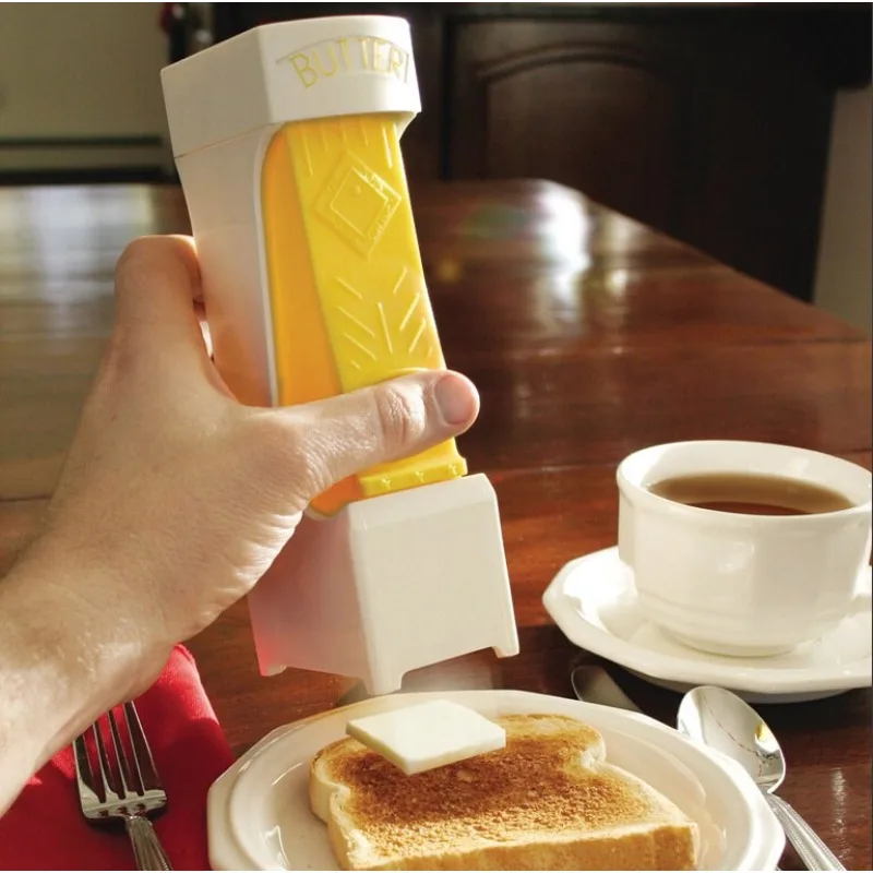 Premium Stainless Steel One-Click Food Cutter Ergonomic Handle Ideal Bread Cheese Butter and More Perfect Home Kitchen Tools New
