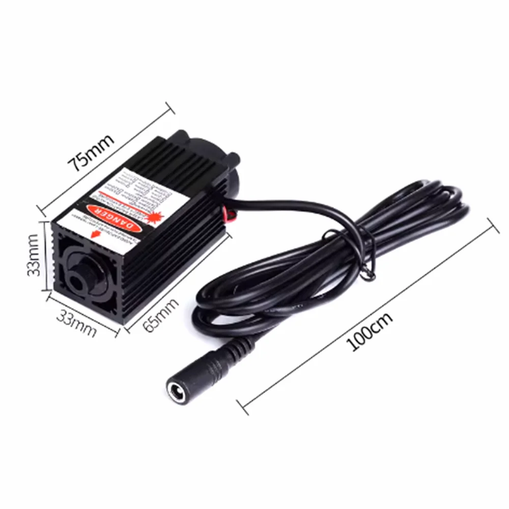Adjustable focus 405nm Blue Light 100/200/300/600MW Line with built-in PCB laser module