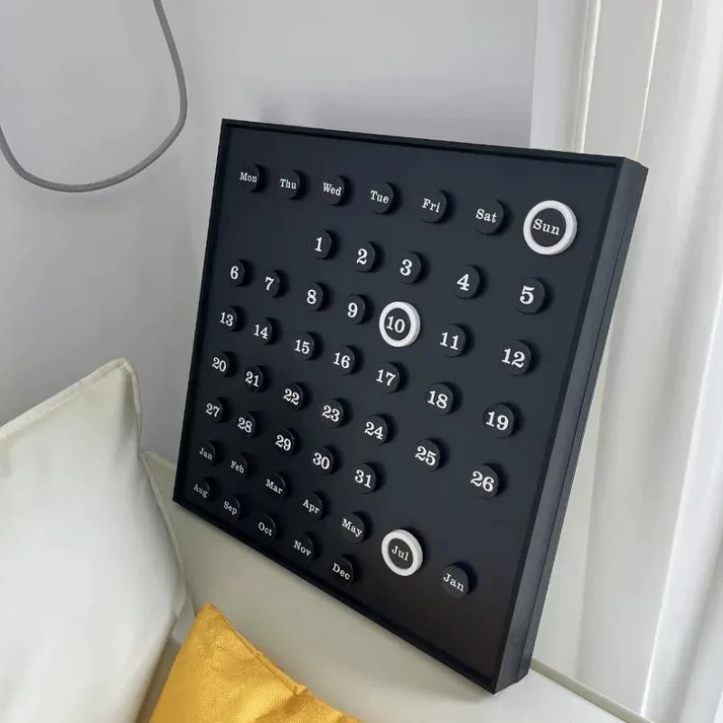 Digital Calendar Circuit Breaker Cover Magnetic Chalkboard for Power Switch Creative Perpetual Calendar Home Decoration Painting