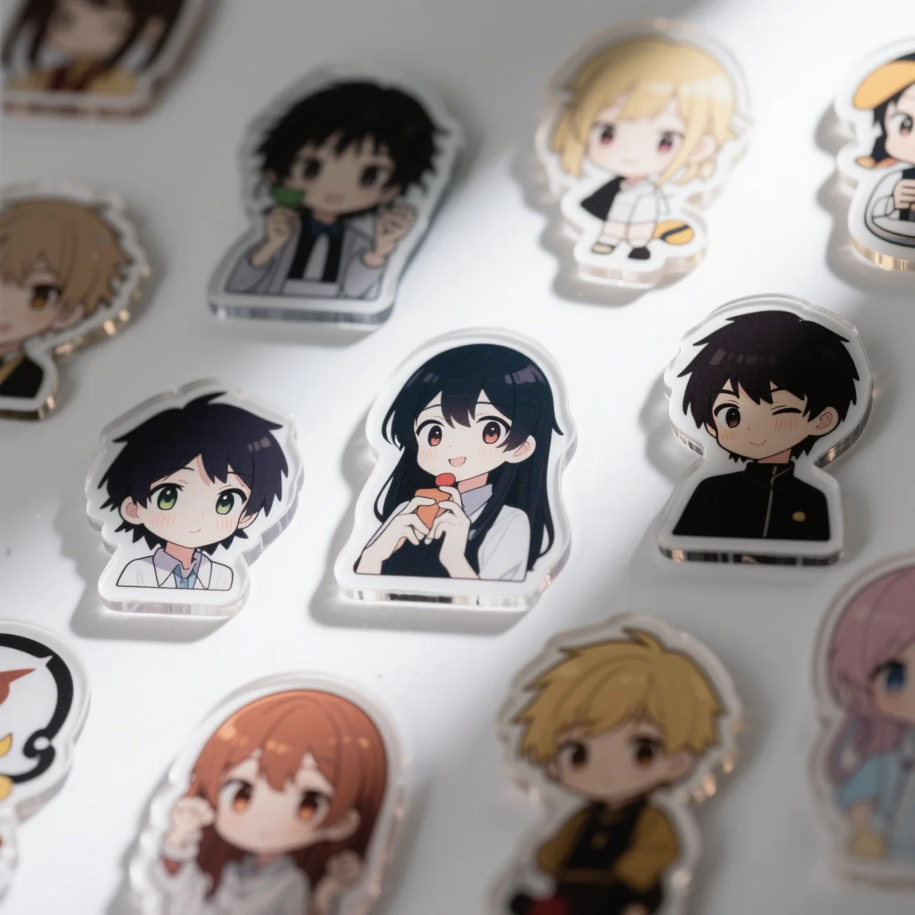 Cute Cartoon Picture Anime Photo Customized Pins Brooch Wholesale Personalized Your Logo Pictures Badge Items Bag Charm Pin Gift