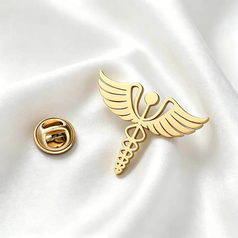 Custom Logo Brooches Custom Stainless Steel Patterns Pins Badge Personalized Logo Clothing Pins Suit Brooch Man Badges Wholesale
