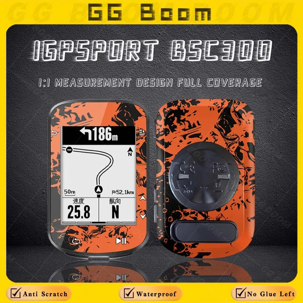 Bicycle GPS Computer Cycling Sticker Protection Touch Screen Shell Accessories Waterproof Anti-Scratch Used For IGPSPORT BSC300