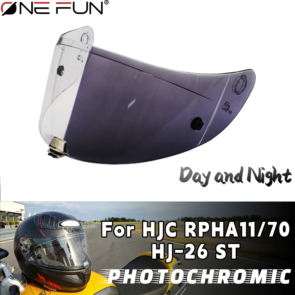 RPHA11 Photochromic Helmet Lens For HJC RPHA 11/70 PRO RPHA70 ST HJ-26 Visor Day Night Helmet Shield Sun Visor