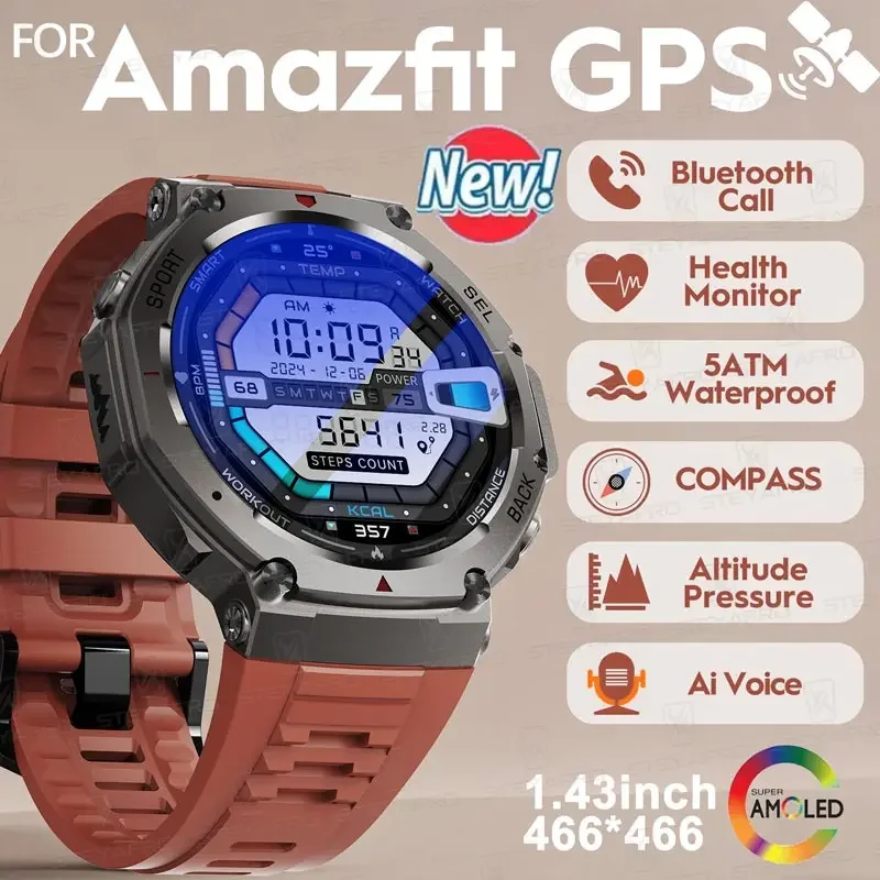 2026 Military GPS Waterproof Smart Watch 1.46