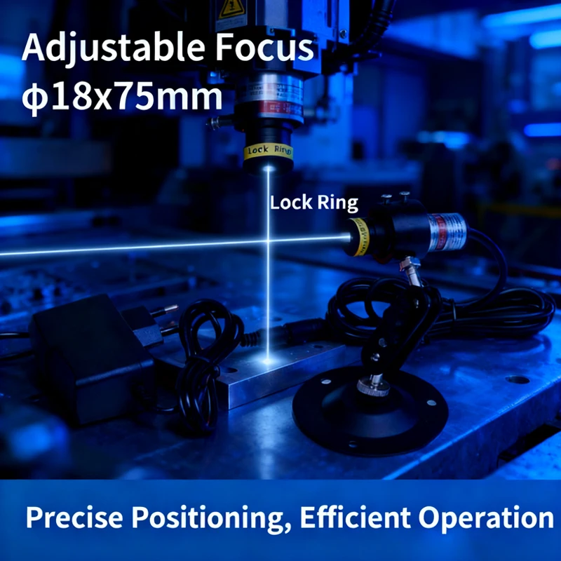 Glass Lens 980nm IR Dot Focusable 30mW 50mW 100mW 200mW Laser Module Alignment Beam Locator for Woodworking Machine Positioning