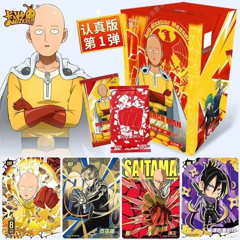 KAYOU Genuine New One Punch Man Card Hero Namebook Serious Version Anime  Peripheral Battle Collection Cards Kids Gifts