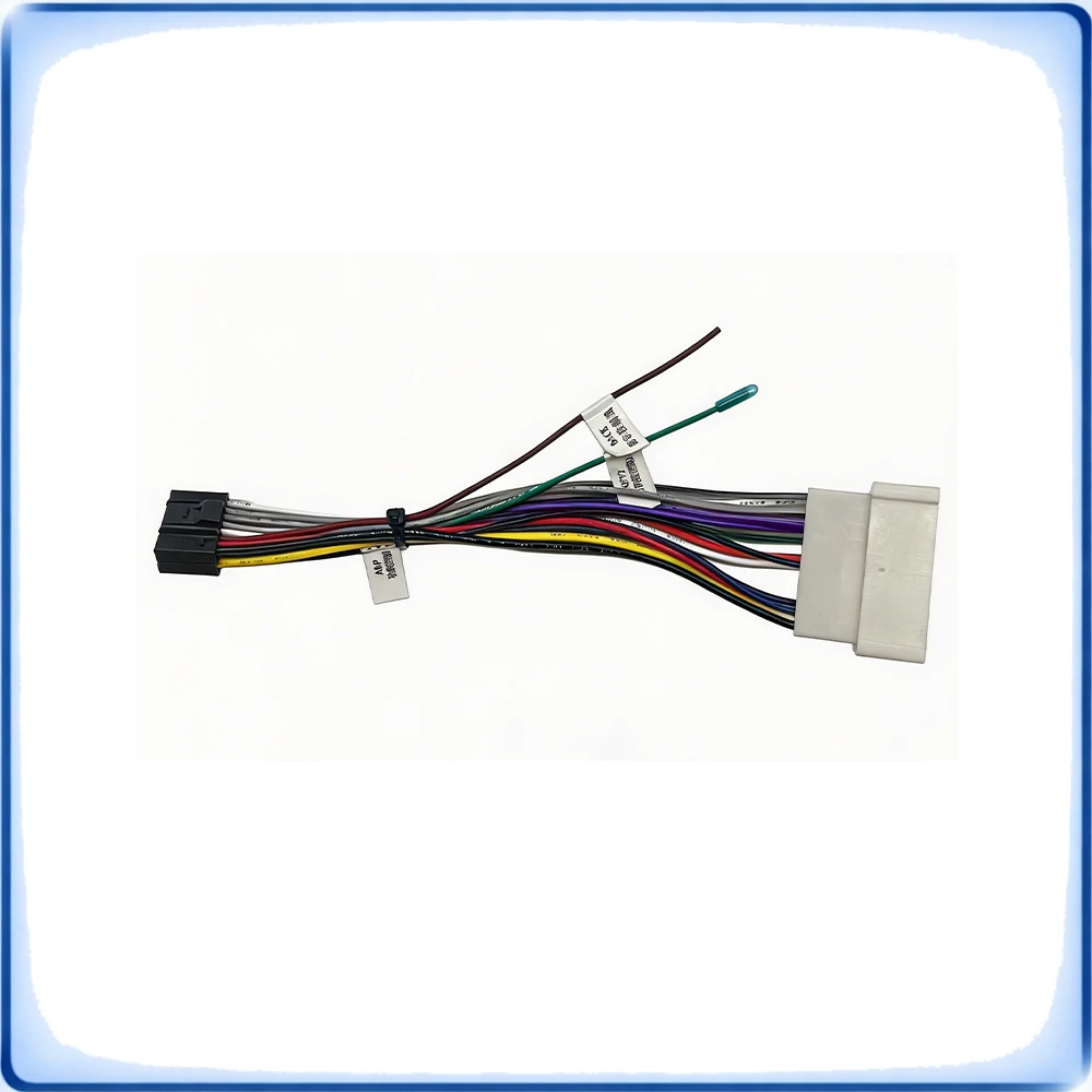 24Pin Radio Wiring Harness, 16Pin Car Android Adapter – For Hyundai Accent/Azera/Santa Fe & Kia Sportage/Carnival