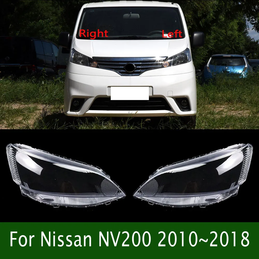 For Nissan NV200 2010 2011 2012 2013 2014 2015 2016 2017 2018 Car Front Headlight Cover Lampshade Lampcover Caps Headlamp Shell