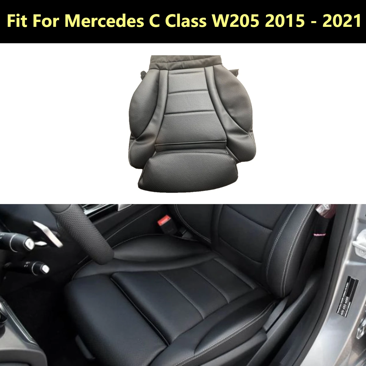 Fit For Mercedes C Class W205 2015 - 2021 Custom Replacement Of Seat Covers For The Of The Original Owner Car Seat Covers