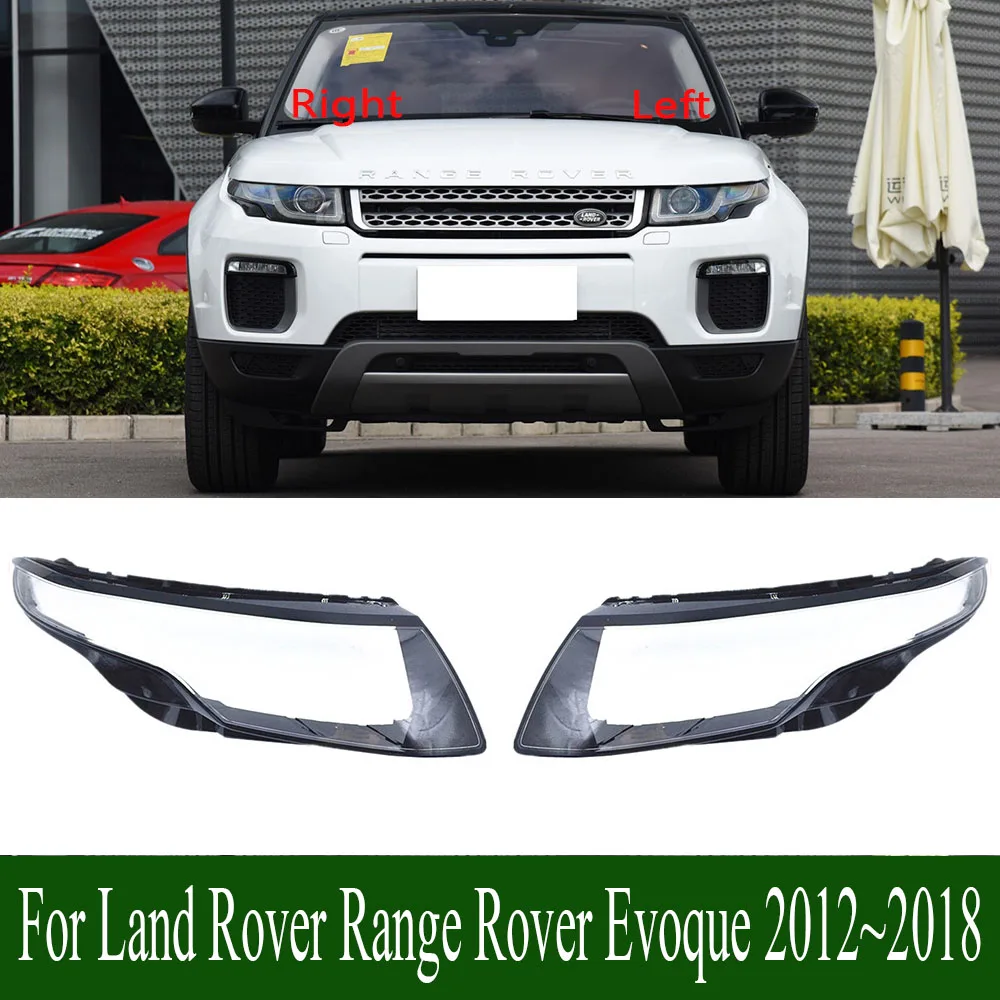 For Land Rover Range Rover Evoque 2012 2013 2014 2015 2016 2017 2018 Car Front Headlight Lens Cover Auto Case Headlamp Lampshade