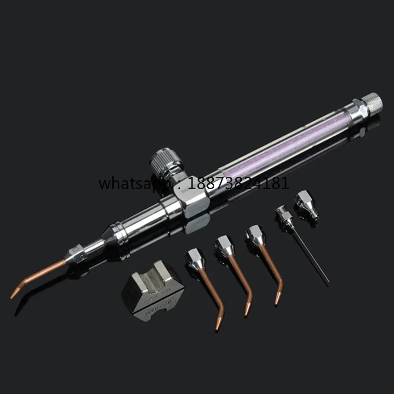 Oxy-hydrogen Torch Welding Copper Nozzles With Flashback Arrestor Brass Chrome Plated fast shipping